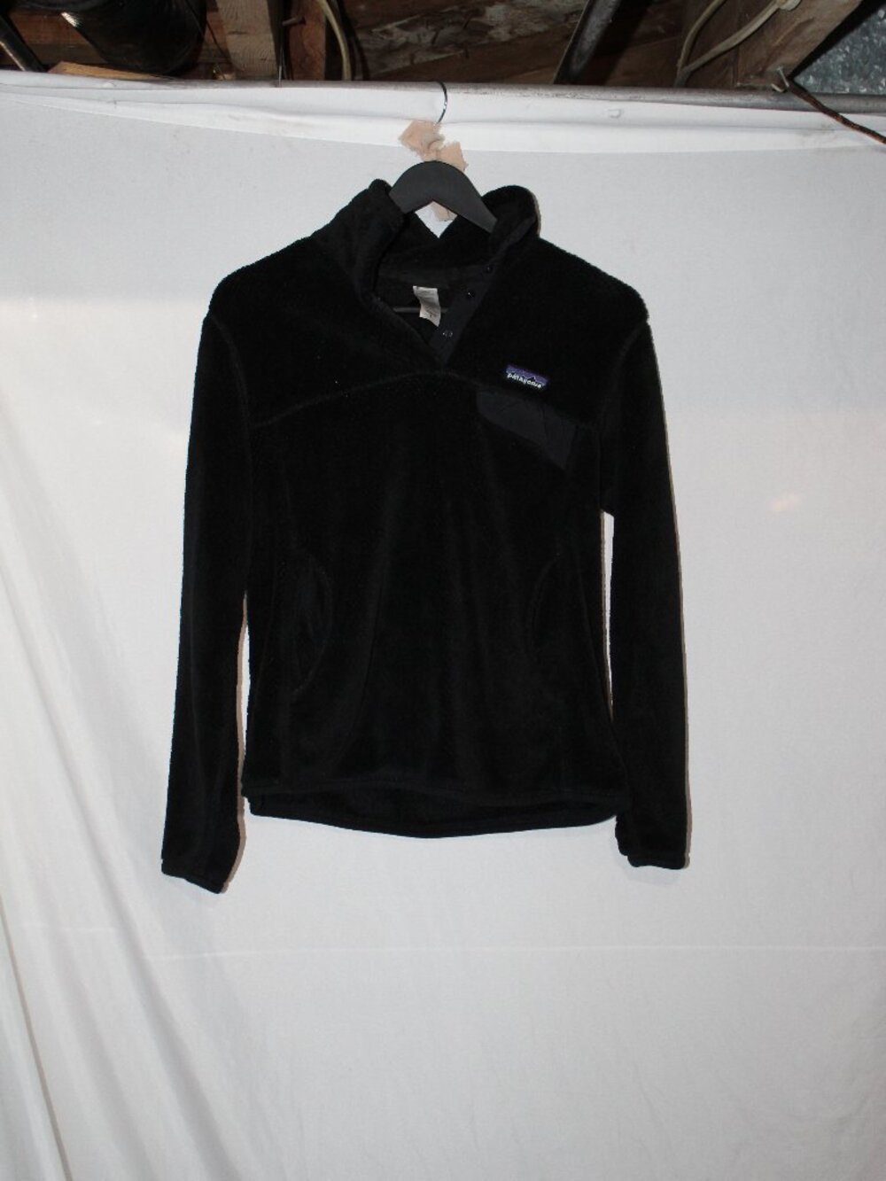 Patagonia Womens Black Fleece Snap-T Pullover - Picture 2 of 6